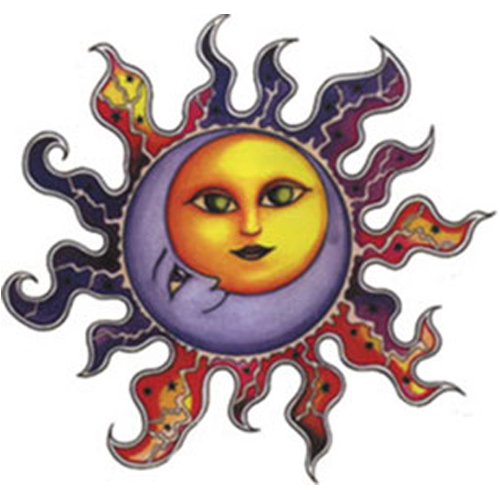 ad836 Sun Moon Art Decal – stickerbiz.com